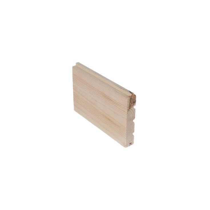 Lattialauta Jokiwood HLL ,28x140x2050mm, mänty, käsittelemätön, päätypontattu