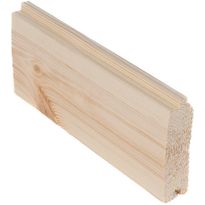 Mökkilattialauta Jokiwood HLL, 28x95x3600mm, mänty, käsittelemätön, päätypontattu