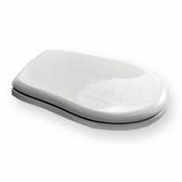WC-istuimen kansi Kerasan Retro, soft close, kromi/valkoinen puu, Verkkokaupan poistotuote