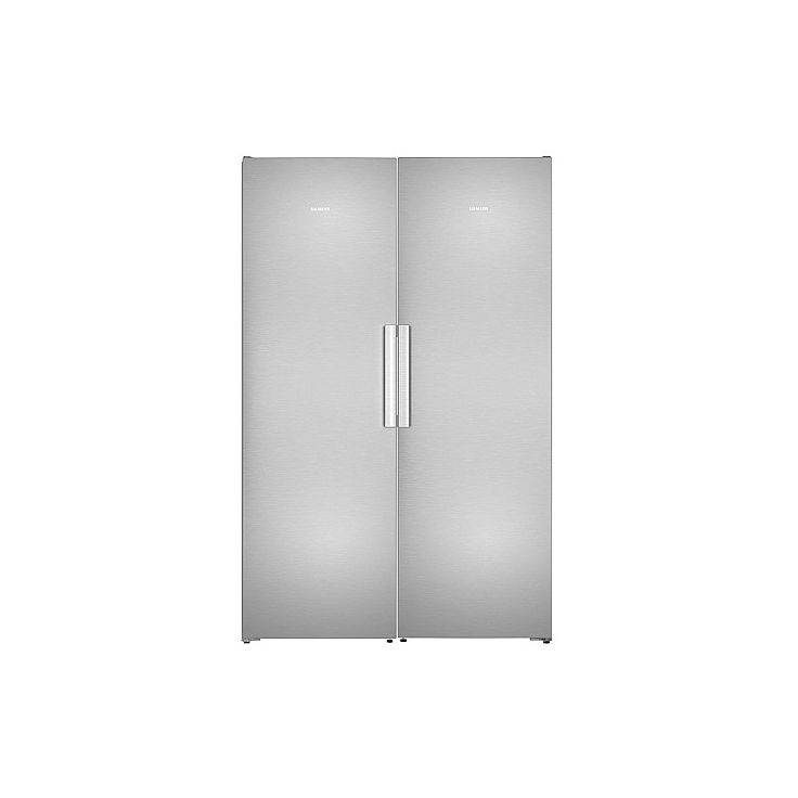 Jääkaappi- ja pakastinpaketti Siemens KS36NVICG + GS36NVICG, teräs