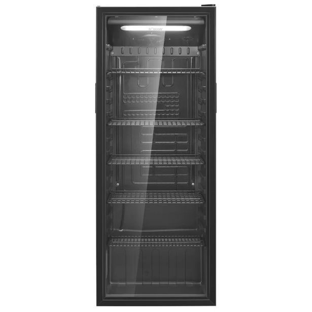 Jääkaappi lasiovalla Bomann KSG7292B, 55cm, Musta
