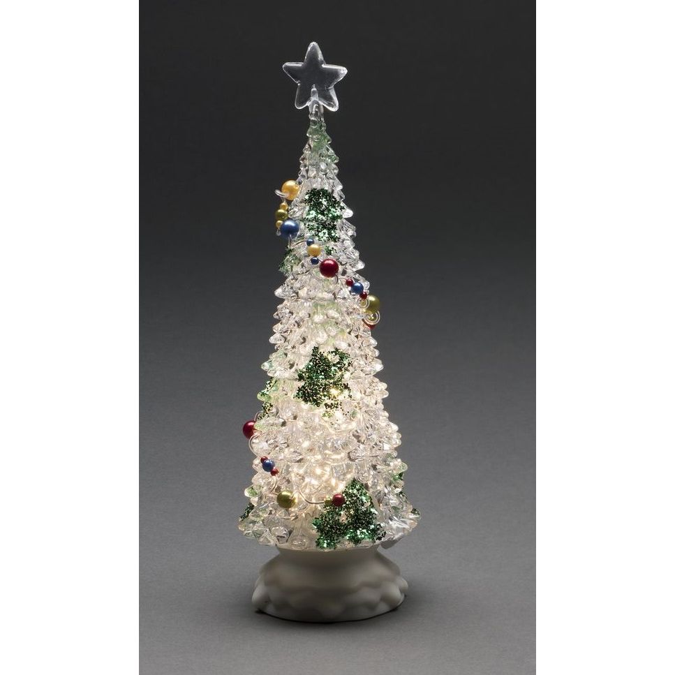 Valokoriste Konstsmide, 35cm, 3 x LED, akryyli, pyörivä, ajastin, paristokäyttöinen