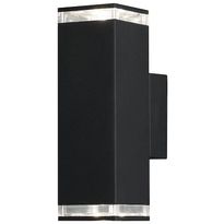 LED-Seinävalaisin Konstsmide Pollux 407-750, 2xGU10, musta