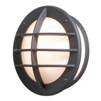 Seinävalaisin Konstsmide Oden 515-752, pyöreä, Ø310mm, musta