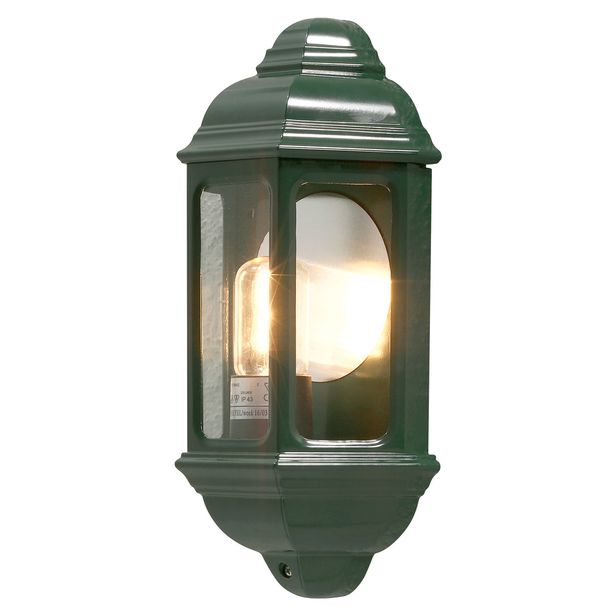 Seinävalaisin Konstsmide Cagliari 7011-600, 180x100x360mm vihreä