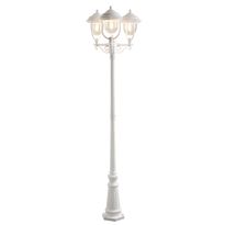 Pylväsvalaisin Konstsmide Parma 7227-250, valkoinen matta, 3-haarainen, 2180mm