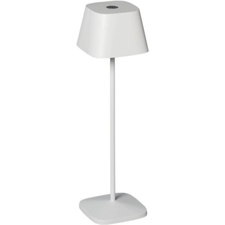 LED-pöytävalaisin Konstsmide Capri, ladattava, valkoinen