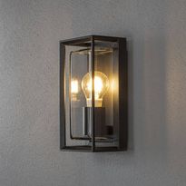 Seinävalaisin Konstsmide Brindisi 7874-750, Ø110mm, musta, E27