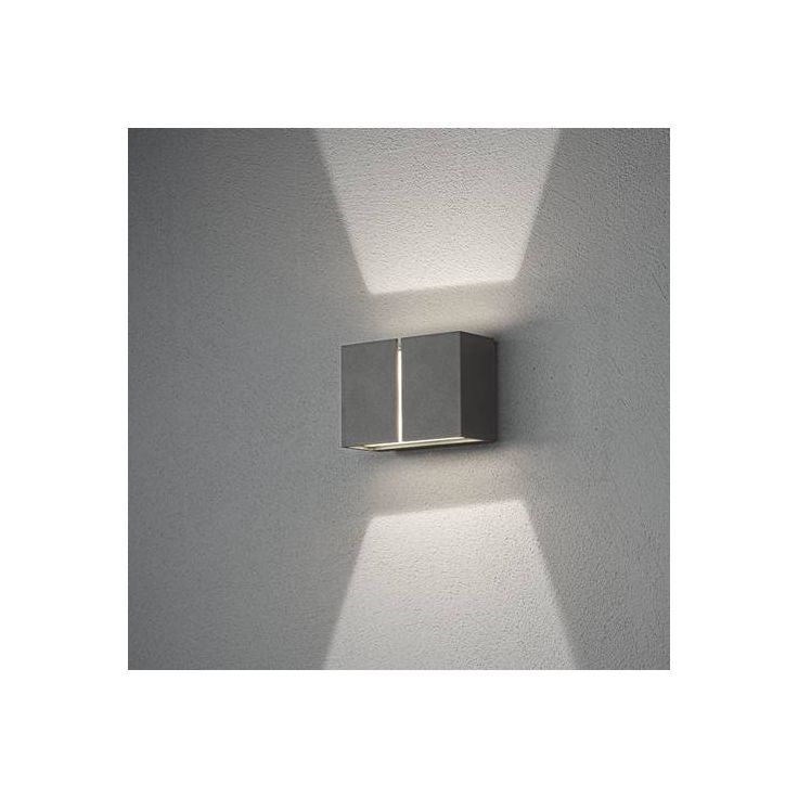 Seinävalaisin Konstsmide Pavia 7877-370, antrasiitti, LED, 4x3W 