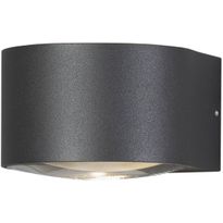 LED-seinävalaisin Konstsmide Gela, 2x6W, ylös/alas, antrasiitti