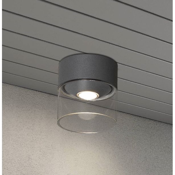 LED-kattovalaisin Konstsmide Varese, 6W, antrasiitti