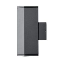Seinävalaisin Konstsmide Monza 7907-370, 65x100x200mm, ylös/alas, antrasiitti