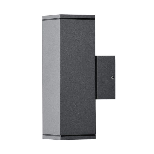 Seinävalaisin Konstsmide Monza 7907-370, 65x100x200mm, ylös/alas, antrasiitti