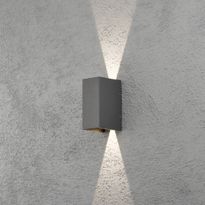 LED-seinävalaisin Konstsmide Cremona 7940-370, 80x110x170mm, ylös/alas, antrasiitti