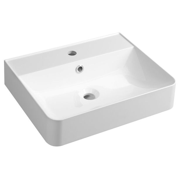 Pesuallas Interia Kvanta 500x400 mm, valkoinen