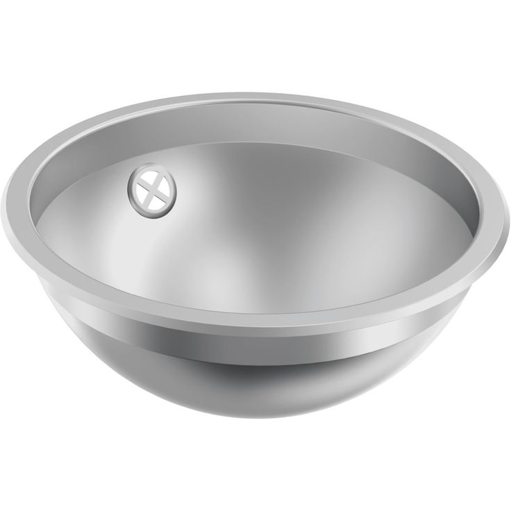 Pesuallas KWC RNDX260, Ø260mm, rst, satiinipintainen