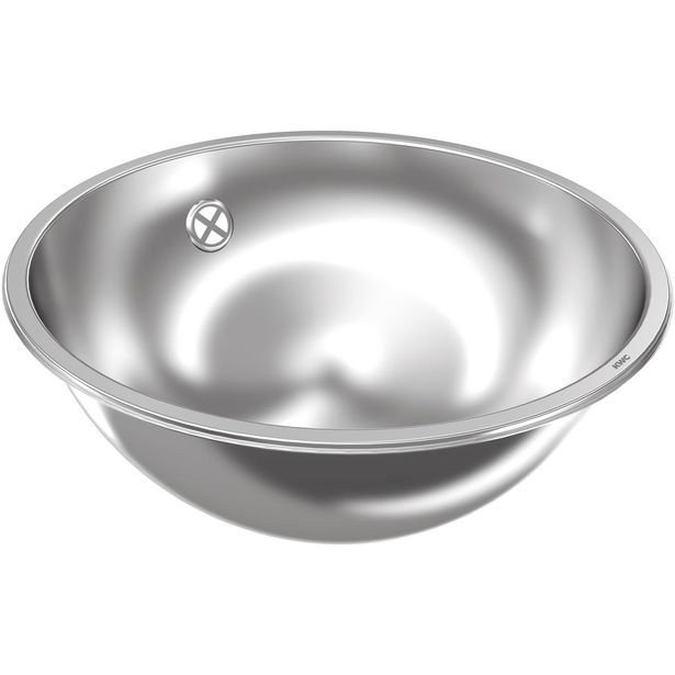 Pesuallas KWC RNDH360, Ø360mm, rst, korkeakiiltoinen