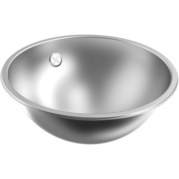Pesuallas KWC RNDX360, Ø360mm, rst, satiinipintainen