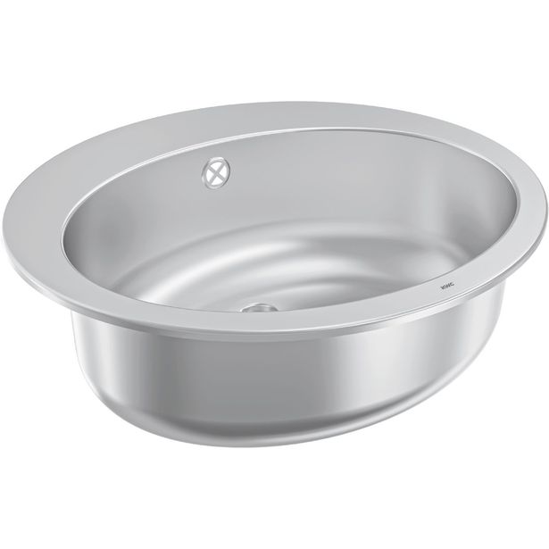 Pesuallas KWC RNDX451-O, 450x330mm, rst, satiinipintainen
