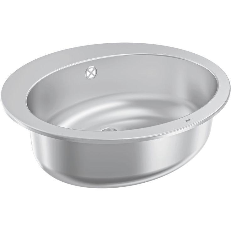 Pesuallas KWC RNDX451-O, 450x330mm, rst, satiinipintainen