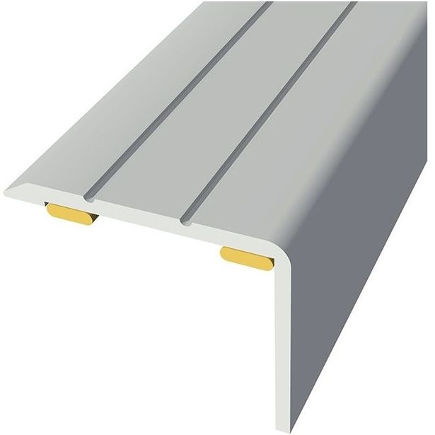 Askelkulmalista DomusFlooring, 25x20x2700 mm, alumiini