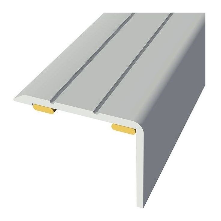 Askelkulmalista DomusFlooring, 25x20x2700 mm, alumiini
