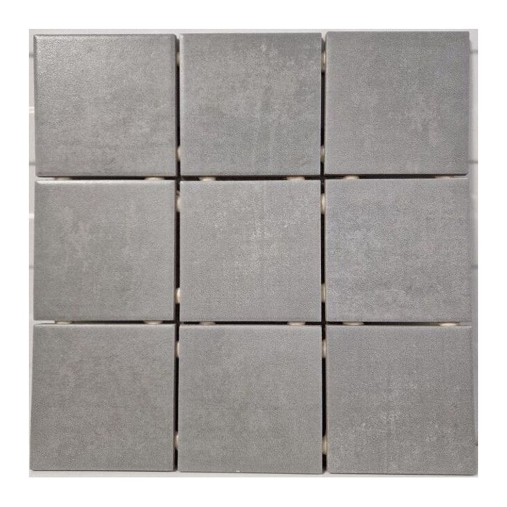 Lattialaatta Kymppi-Lattiat Light Grey, 10x10cm, arkki, keskiharmaa