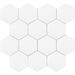 Lattialaatta History Jugend Basic Hex White, himmeä  - HEXB25WHITE