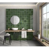 Seinälaatta History Jugend Antique Green, tummanvihreä - HISTANTGREEN