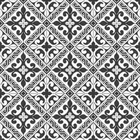 Kuviolaatta Kymppi-Lattiat History Jugend Genova Black, himmeä, 250x250mm