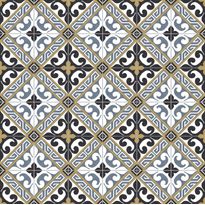 Kuviolaatta Kymppi-Lattiat History Jugend Genova Blue, himmeä, 250x250mm