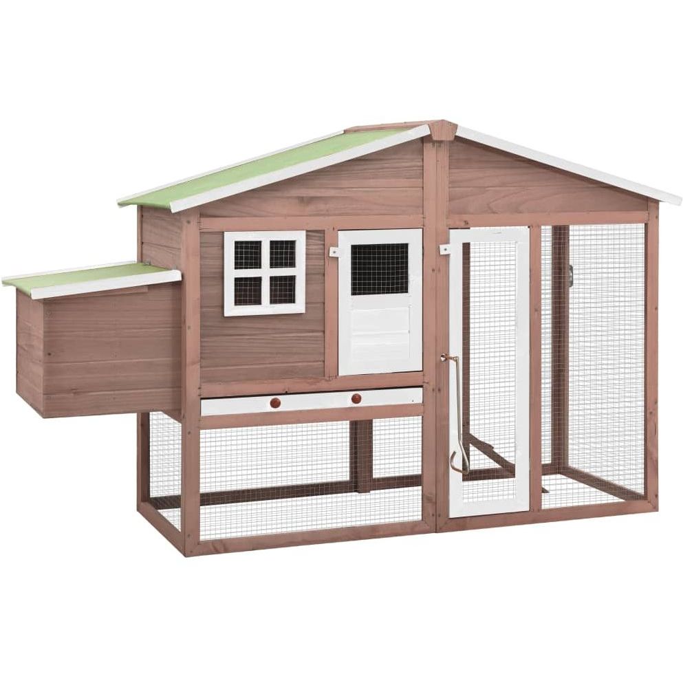 Kanakoppi pesälaatikolla mokka ja valkoinen täysi kuusi