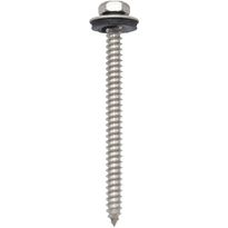 Valokateruuvi Keraplast, 4.8x70mm, Ø14mm prikka, RST/EPDM