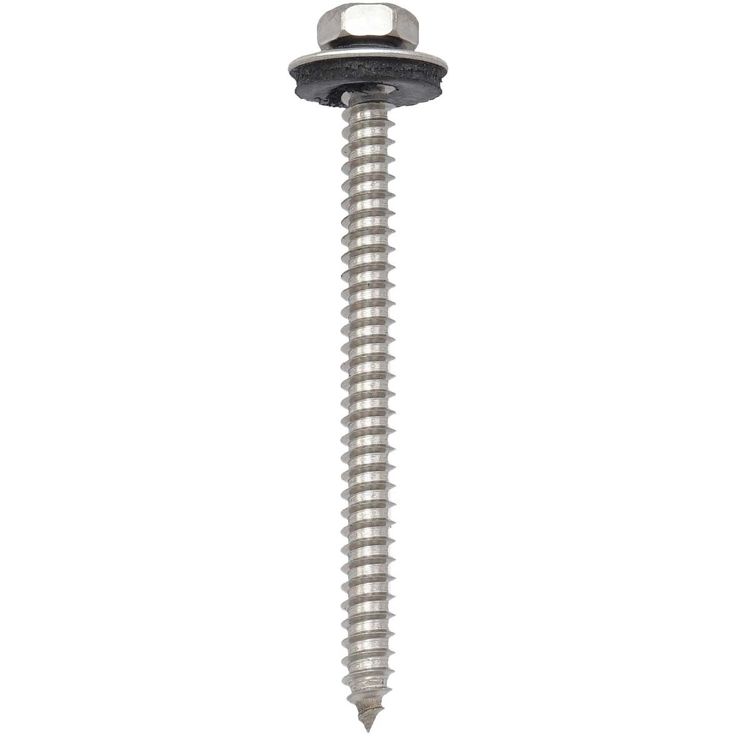 Valokateruuvi Keraplast, 4.8x70mm, Ø14mm prikka, RST/EPDM