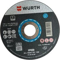 Katkaisulaikka Würth muovien työstöön, Ø115mm, paks. 1mm