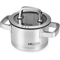 Kattila AM Cook Ø16x9cm, 1.7l, lasikansi