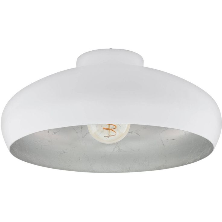 Kattovalaisin Eglo Mogano Ø40cm E27 valkoinen/hopea