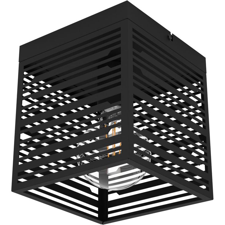 Kattovalaisin Eglo Piedritas 40W 18x18cm musta
