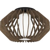 Kattovalaisin Eglo Rusticaria, 40W, Ø45cm, ruskea/valkoinen