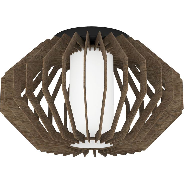 Kattovalaisin Eglo Rusticaria 40W Ø45cm ruskea valkoinen