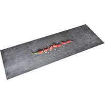 Keittiön pestävä lattiamatto pepper 60x180 cm