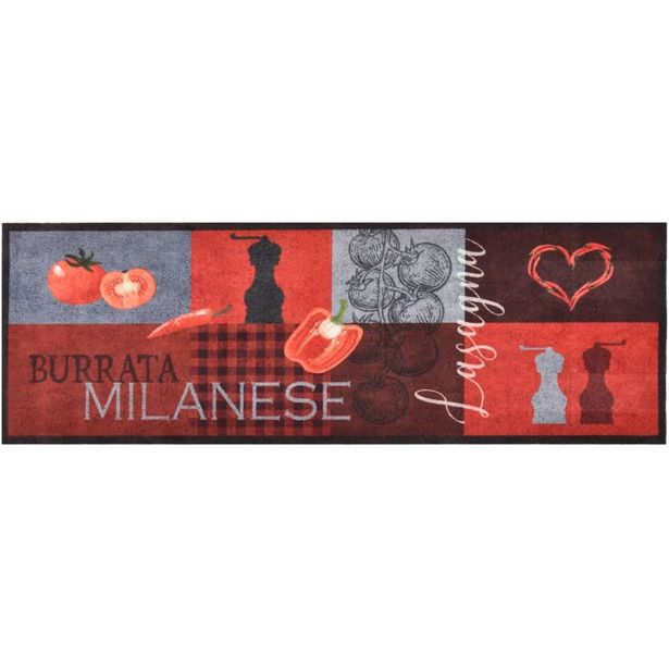 Keittiön pestävä lattiamatto tomatoes 60x300 cm_1