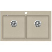 Keittiön tuplapesuallas graniitti beige