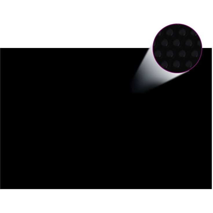 Kelluva uima-altaan aurinkoenergiakalvo 6 x 4 m musta_1