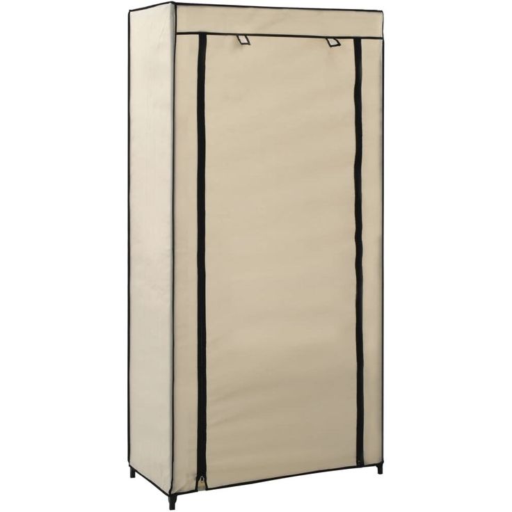 Kenkäkaappi suojalla kerma 58x28x106 cm kangas_1