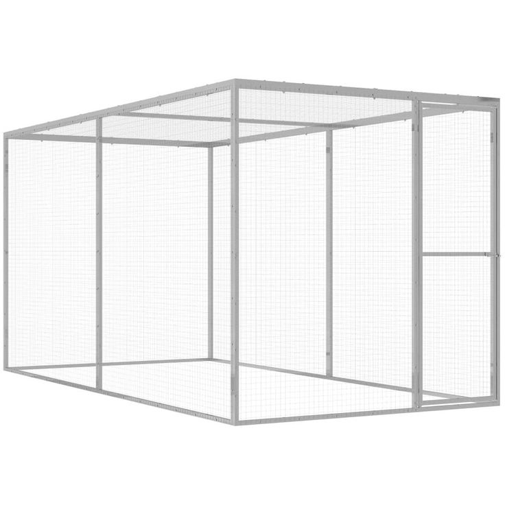 Kissahäkki 3x1 5x1 5 m galvanoitu teräs