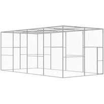 Kissahäkki 6x3x2,5 m galvanoitu teräs