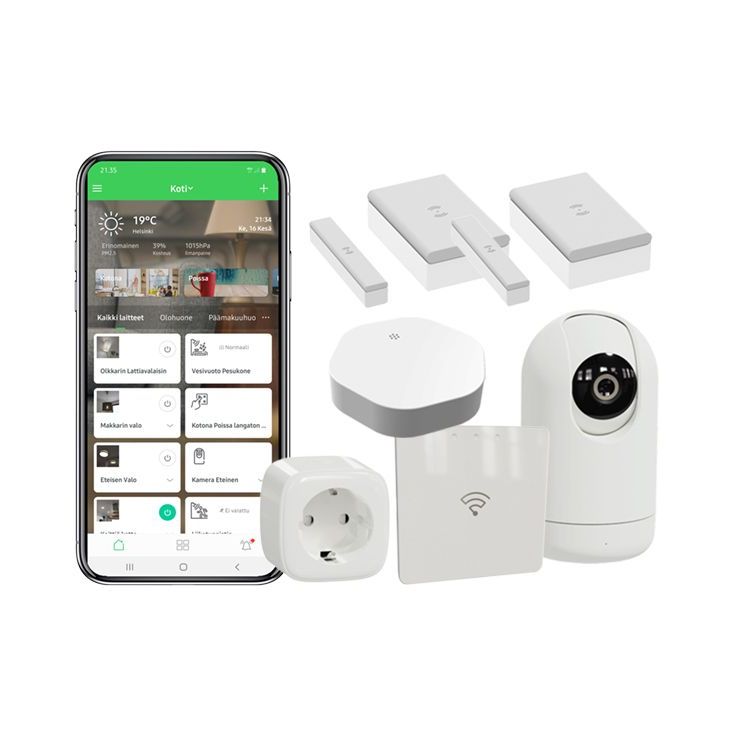 Kodinturvapaketti Schneider Electric Wiser 6 osainen_1