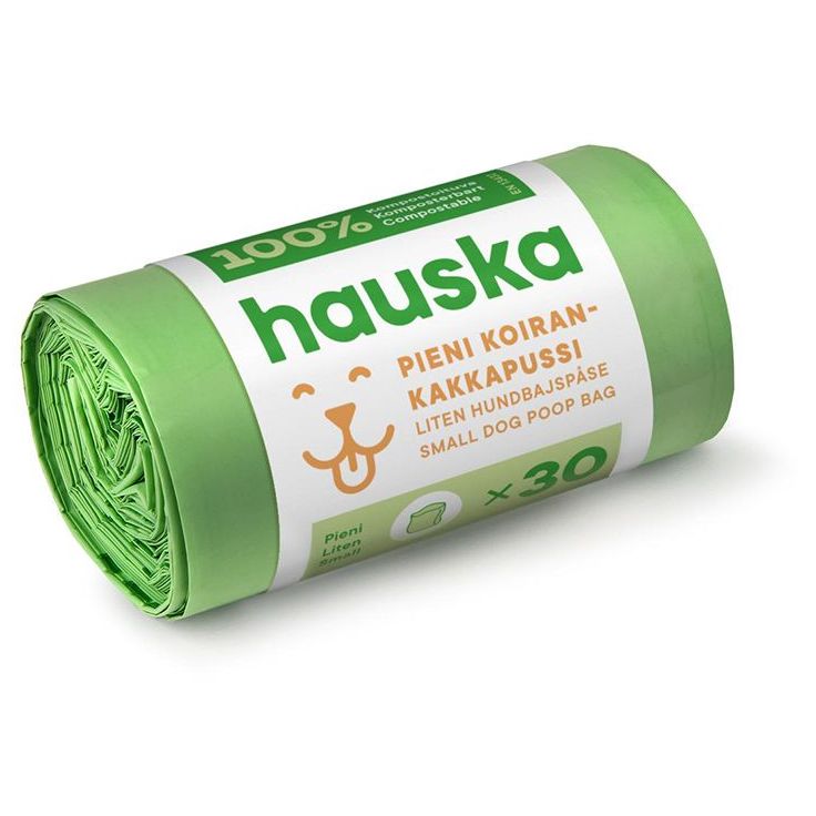 Koirankakkapussi Hauska sangaton vihreä 200x300 2l 30kpl
