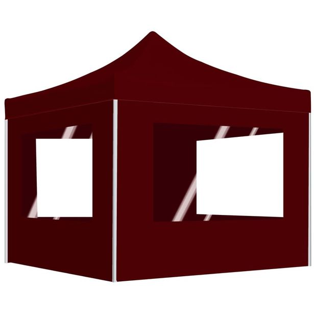 Kokoontaittuva juhlateltta seinillä alumiini 2x2 m_1